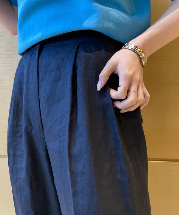 SAKAIさんの「BEAMS WOMEN｜【別注】SLOANE / 14ゲージ 天竺 ハーフスリーブ クルーネック ニット」を使ったコーディネート