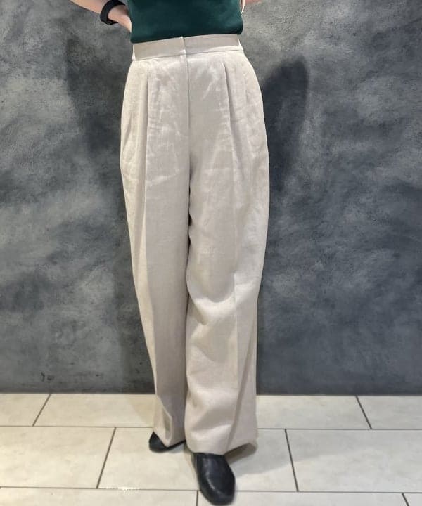 OSUMIさんの「BEAMS WOMEN｜ハーフスリーブ ポロニット」を使ったコーディネート