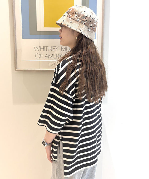 カスタニ モモノさんの「BEAMS WOMEN｜cableami / CAMO CHIP HAT」を使ったコーディネート