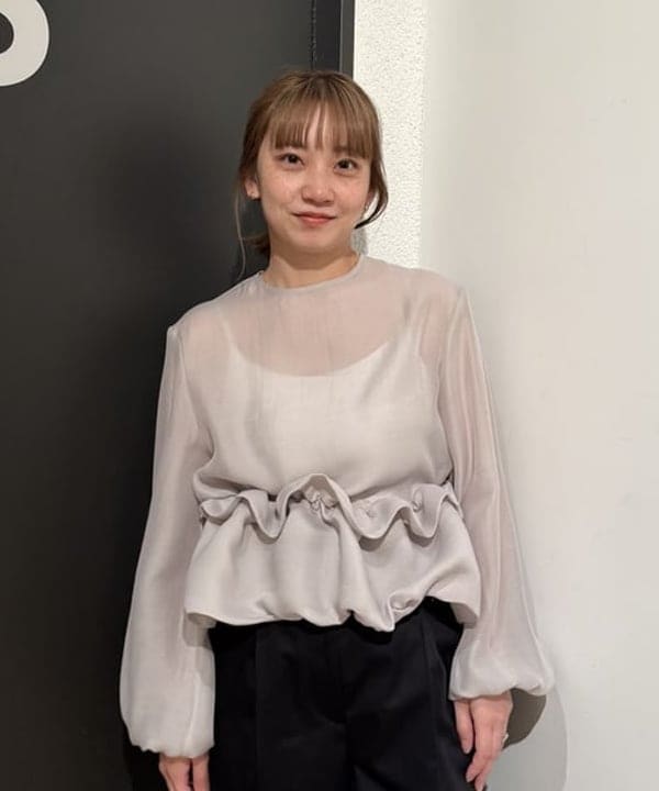 Ito_ririkaさんの「BEAMS WOMEN｜マルチウェイ シアー ブラウス」を使ったコーディネート