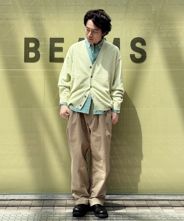 秋元 亮汰さんの「100/2 ギンガムチェック ボタンダウン シャツ NEW」を使ったコーディネート