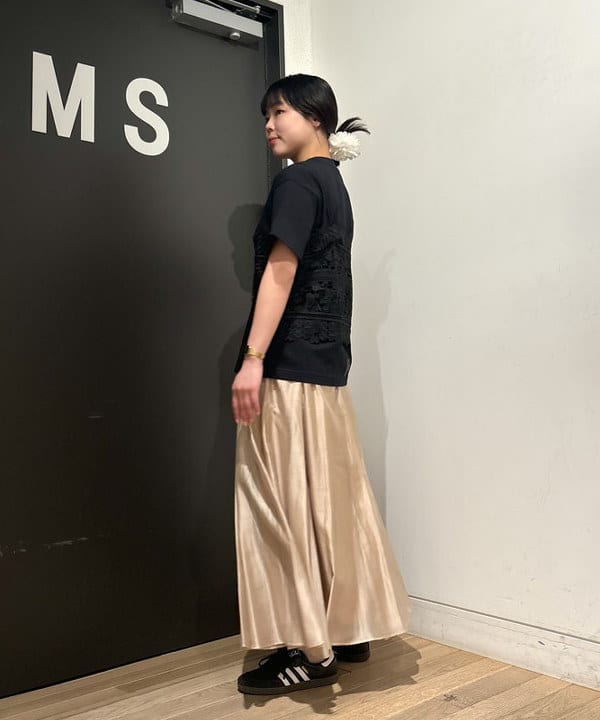 sakuraさんの「BEAMS WOMEN｜レース スクエア キャミソール」を使ったコーディネート