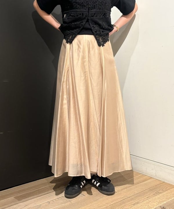 sakuraさんの「BEAMS WOMEN｜レース スクエア キャミソール」を使ったコーディネート