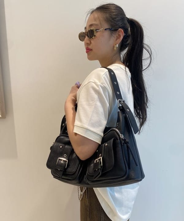 ayaさんの「BEAMS WOMEN｜オーバーダイ デニム パンツ」を使ったコーディネート