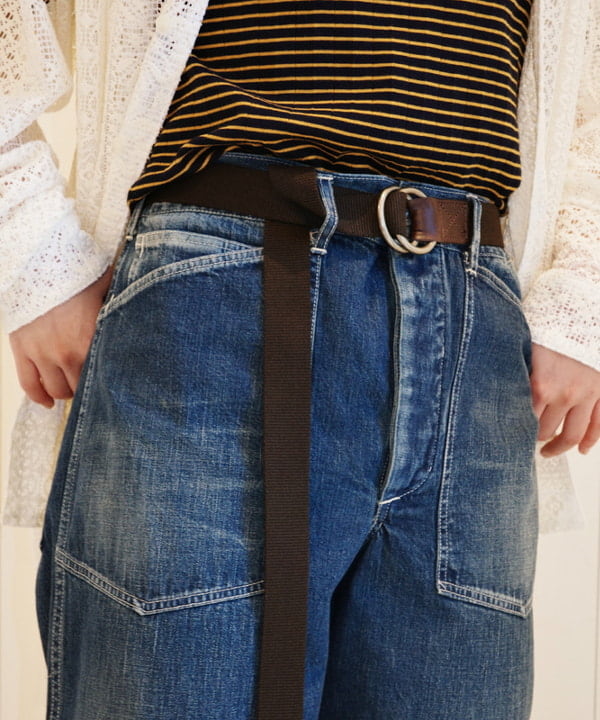 Joさんの「BEAMS WOMEN｜GEVAERT BANDWEVERIJ / 30mm ソリッド ベルト 23FW」を使ったコーディネート