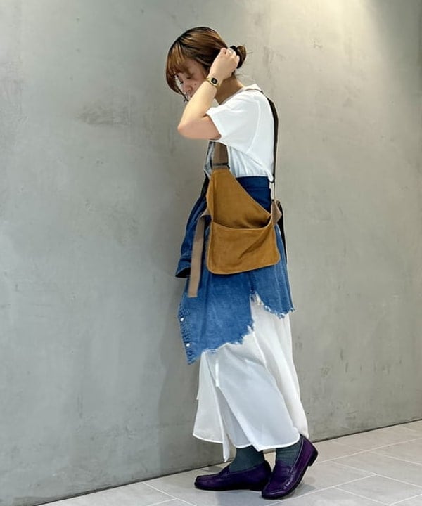 ナツハさんの「BEAMS WOMEN｜maturely / ジャン=リュック・ゴダール プリント Tシャツ」を使ったコーディネート