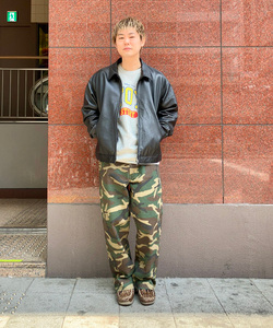 BEAMS（ビームス）レザー ジップブルゾン（ブルゾン ブルゾン