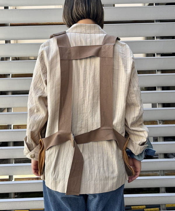 つぼさんの「BEAMS WOMEN｜maturely / ゴート スエード ノーバッグ ベスト」を使ったコーディネート