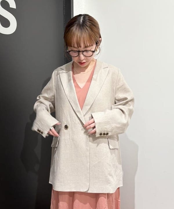makita mikaさんの「BEAMS WOMEN｜【別注】MARIHA / 夏の月影 ソリッド ワンピース」を使ったコーディネート