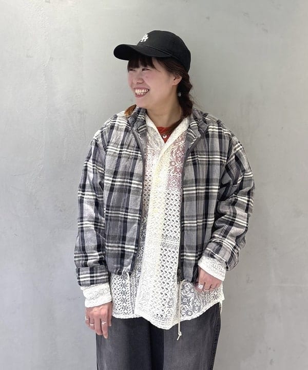 kawaiさんの「BEAMS WOMEN｜マドラス チェック ブルゾン」を使ったコーディネート