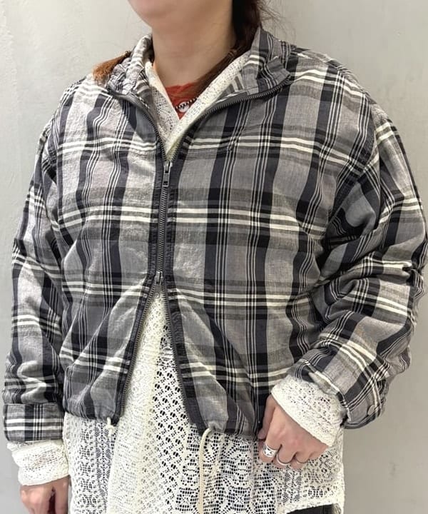 kawaiさんの「BEAMS WOMEN｜マドラス チェック ブルゾン」を使ったコーディネート