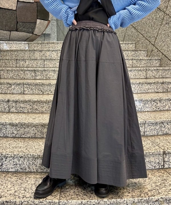 はやしあかねさんの「BEAMS WOMEN｜メッシュフロントホック カーディガン」を使ったコーディネート