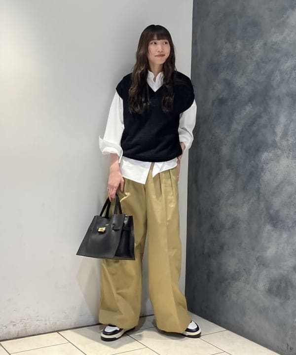 nodokaさんの「BEAMS WOMEN｜2WAY オーバーシャツ」を使ったコーディネート