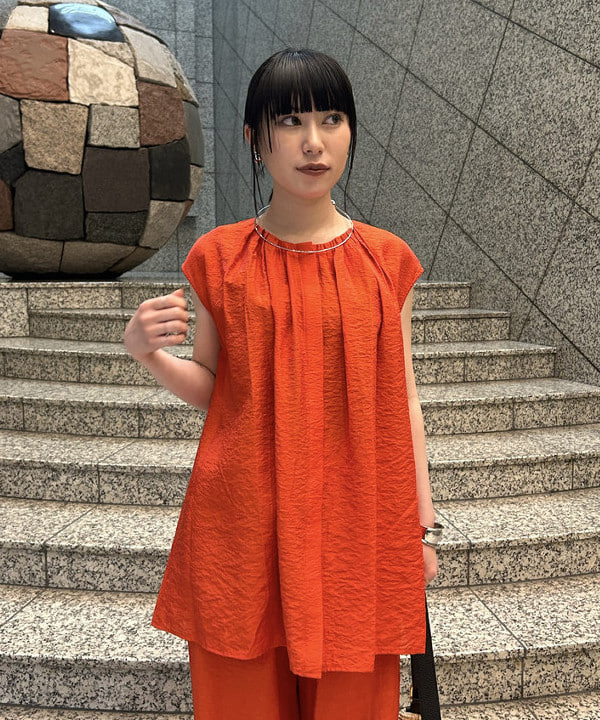 大槻 まひろさんの「BEAMS WOMEN｜ダブルブレスト リネン ジャケット」を使ったコーディネート