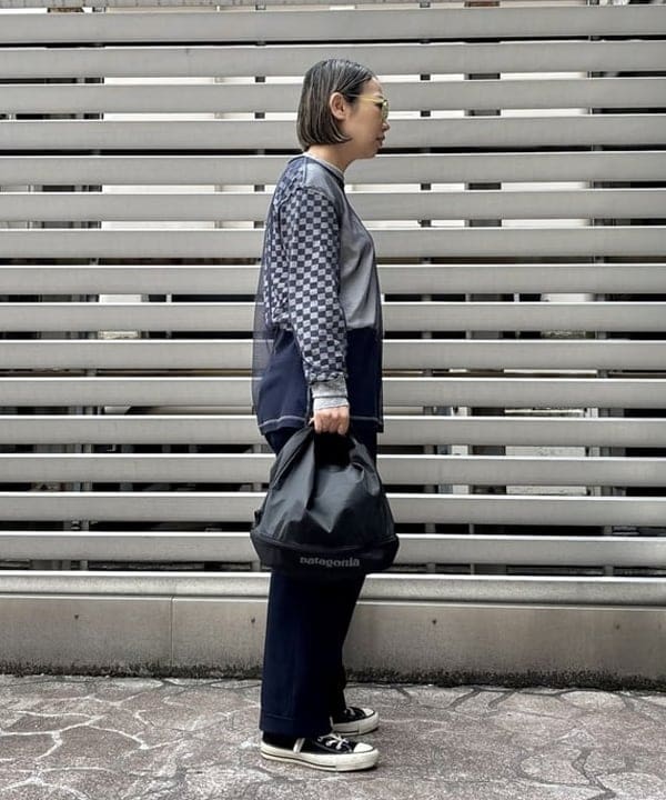 つぼさんの「BEAMS WOMEN｜maturely / シャンブレー インサイドアウト ロングスリーブ」を使ったコーディネート