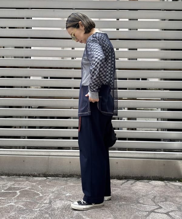 つぼさんの「BEAMS WOMEN｜maturely / シャンブレー インサイドアウト ロングスリーブ」を使ったコーディネート