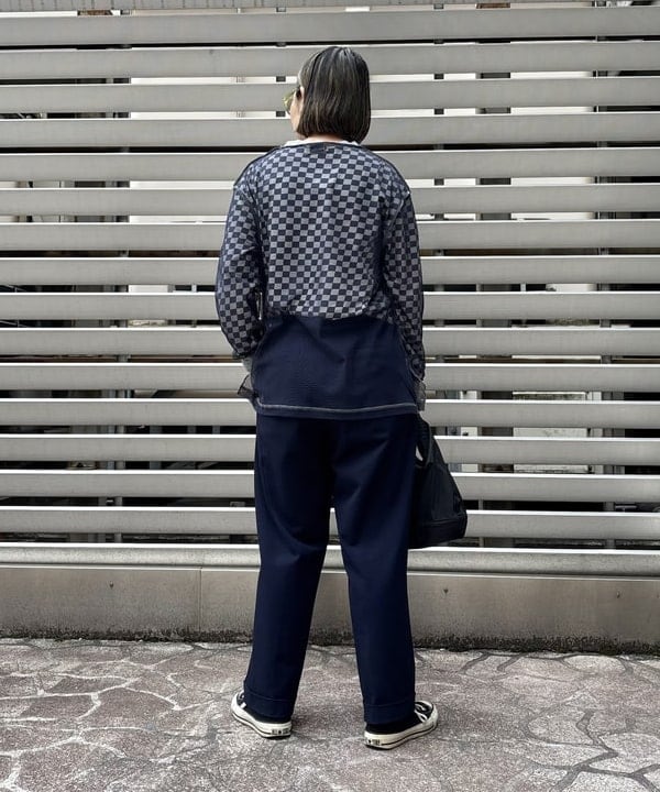 つぼさんの「BEAMS WOMEN｜maturely / シャンブレー インサイドアウト ロングスリーブ」を使ったコーディネート