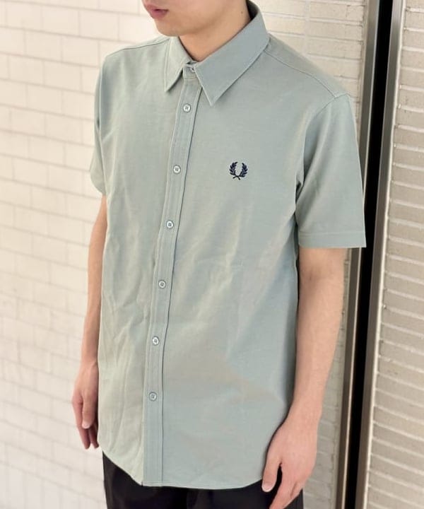 流聖さんの「BEAMS WOMEN｜【別注】FRED PERRY / 鹿の子 ショートスリーブ シャツ」を使ったコーディネート