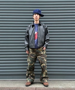 BEAMS（ビームス）レザー ジップブルゾン（ブルゾン ブルゾン