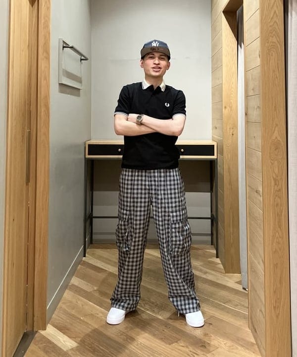 ディクソン 太陽さんの「BEAMS WOMEN｜【別注】NEW ERA / The Golfer Satin」を使ったコーディネート