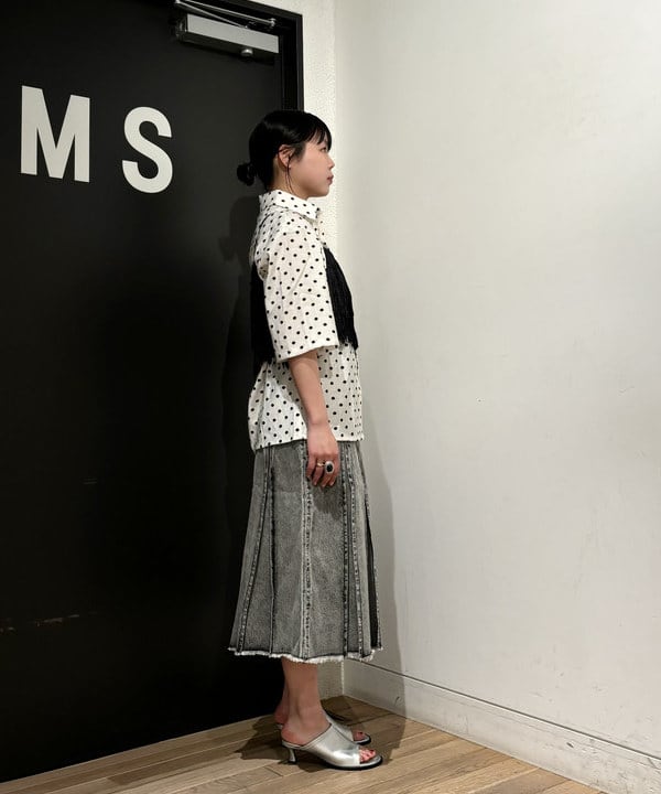 sakuraさんの「BEAMS WOMEN｜フリンジ ティアード キャミソール」を使ったコーディネート