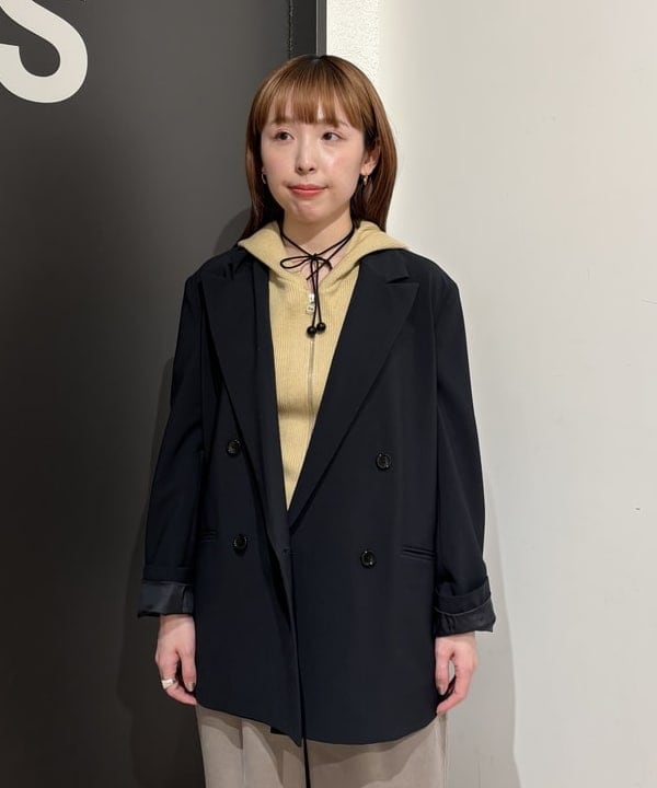 makita mikaさんの「BEAMS WOMEN｜Oggi × Demi-Luxe BEAMS / ボクシー テーラードジャケット」を使ったコーディネート