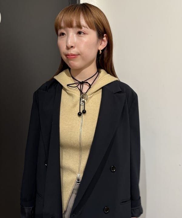 makita mikaさんの「BEAMS WOMEN｜Oggi × Demi-Luxe BEAMS / ボクシー テーラードジャケット」を使ったコーディネート