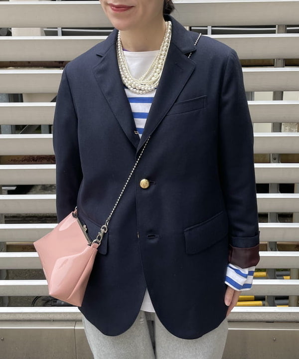 コウリキ　マミさんの「BEAMS WOMEN｜がま口 バッグ」を使ったコーディネート