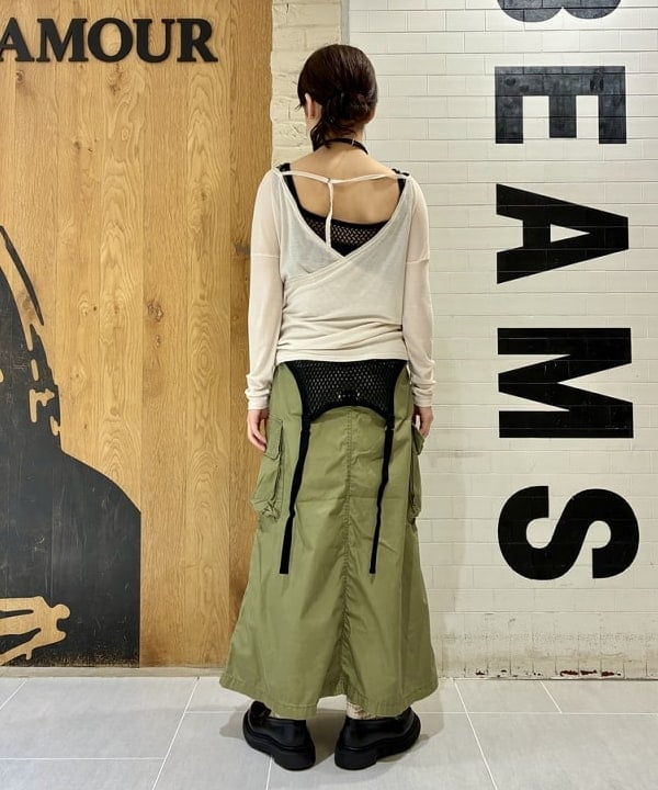 笠井 祐希さんの「BEAMS WOMEN｜maturely / フィッシュ ネット タンクトップ」を使ったコーディネート