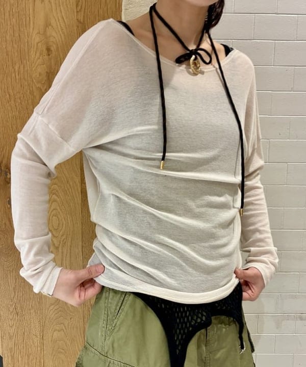笠井 祐希さんの「BEAMS WOMEN｜maturely / フィッシュ ネット タンクトップ」を使ったコーディネート