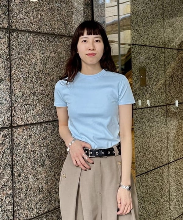 はやしあかねさんの「BEAMS WOMEN｜【別注】PICCADILLY / RIB TEE」を使ったコーディネート