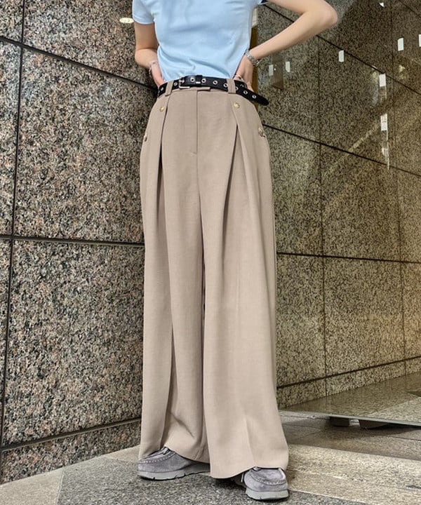 はやしあかねさんの「BEAMS WOMEN｜【別注】PICCADILLY / RIB TEE」を使ったコーディネート