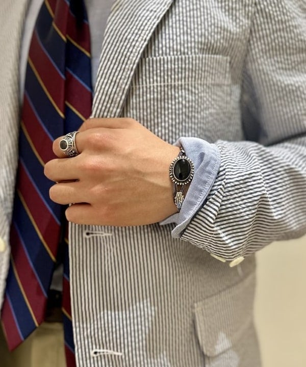 Kellyさんの「BEAMS WOMEN｜COOLMAX(R) シアサッカー 3ボタン ジャケット」を使ったコーディネート