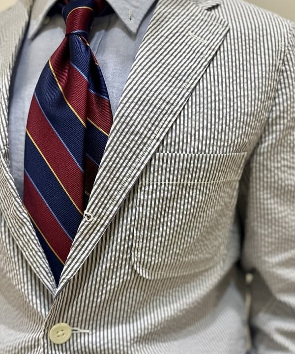 Kellyさんの「BEAMS WOMEN｜COOLMAX(R) シアサッカー 3ボタン ジャケット」を使ったコーディネート