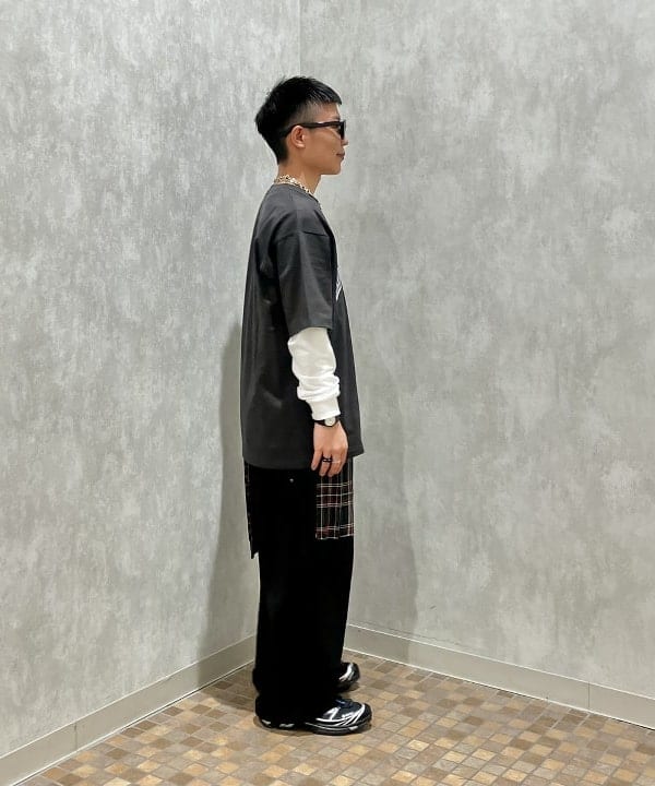 土田 達也さんの「BEAMS WOMEN｜【別注】Champion "BEAMS" LOGO T-Shirts」を使ったコーディネート