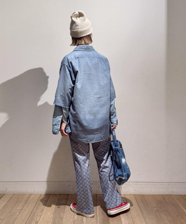 Kaoru Sakumaさんの「BEAMS WOMEN｜ポリエステル ジャカード パンツ」を使ったコーディネート
