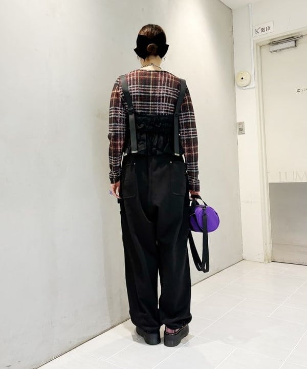 りかちょび/岸本梨佳さんの「BEAMS WOMEN｜シアー プリント クルーネック Tシャツ」を使ったコーディネート