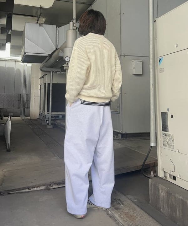 タマイユウトさんの「BEAMS WOMEN｜メッシュ ニット ポロシャツ」を使ったコーディネート