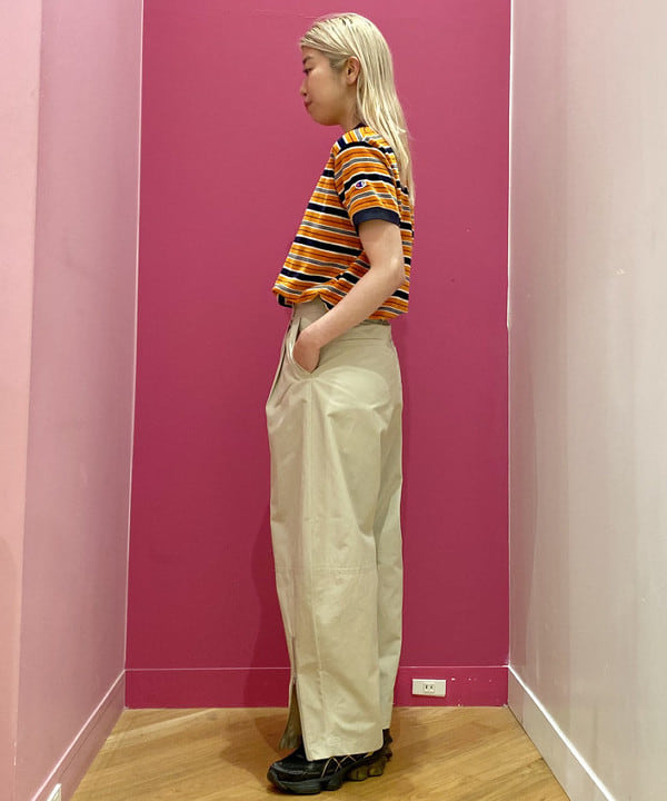 椎葉 未琴さんの「BEAMS WOMEN｜【別注】Champion / ポロシャツ」を使ったコーディネート