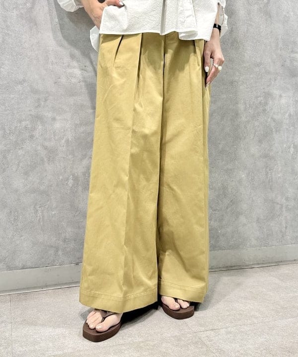 SANOさんの「BEAMS WOMEN｜刺繍スリーブ シャツブラウス」を使ったコーディネート
