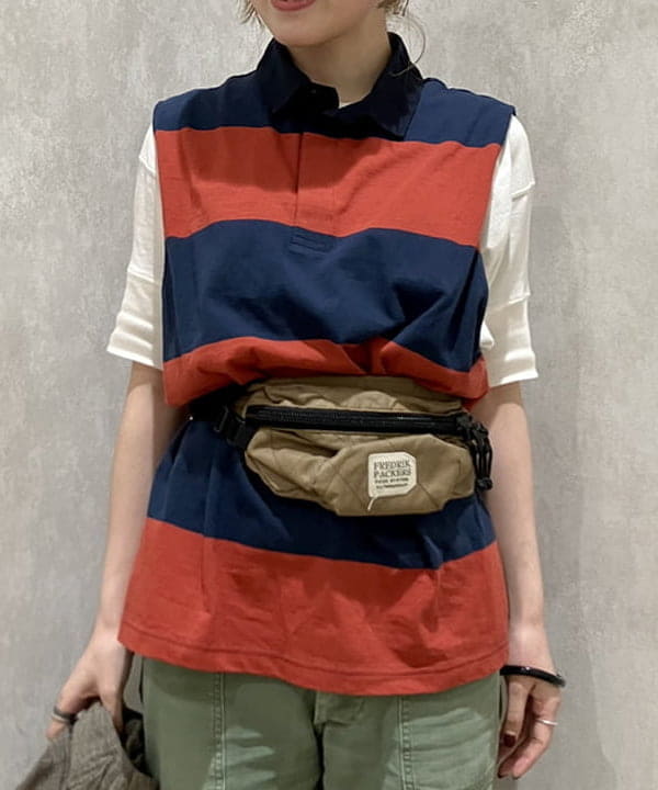 小原 もこさんの「BEAMS WOMEN｜ストライプ チェック ビッグ ジャケット」を使ったコーディネート