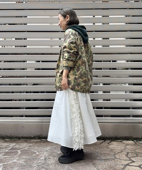 つぼさんの「BEAMS WOMEN｜1/2ソリッド リブ ソックス」を使ったコーディネート