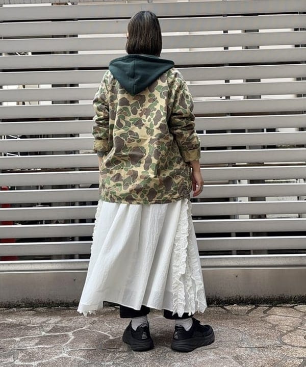 つぼさんの「BEAMS WOMEN｜1/2ソリッド リブ ソックス」を使ったコーディネート