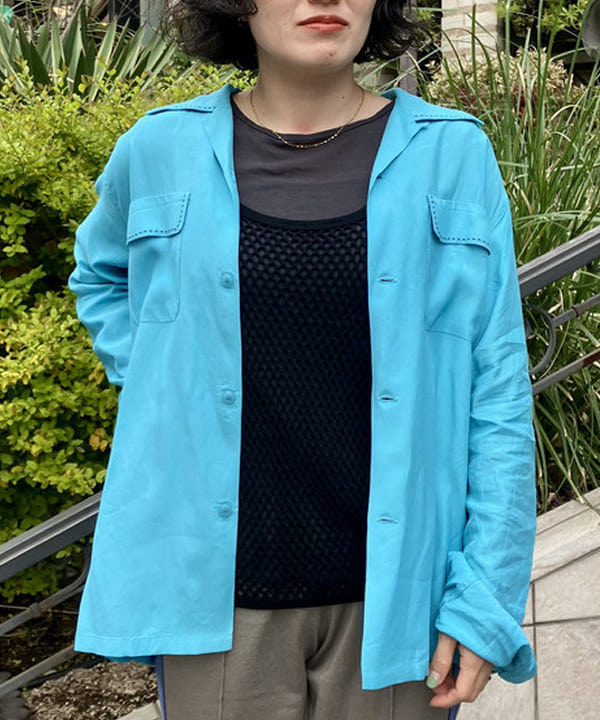 ワカバヤシ　ユカコさんの「BEAMS WOMEN｜STYLE EYES / BOWLING L/S SHIRTS」を使ったコーディネート