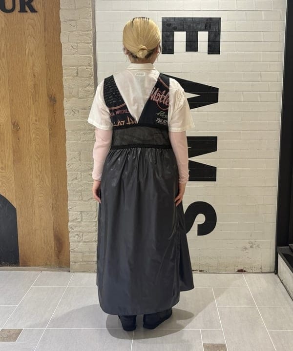 大石彩可さんの「BEAMS WOMEN｜リブ クルー 3/4 カットソー」を使ったコーディネート