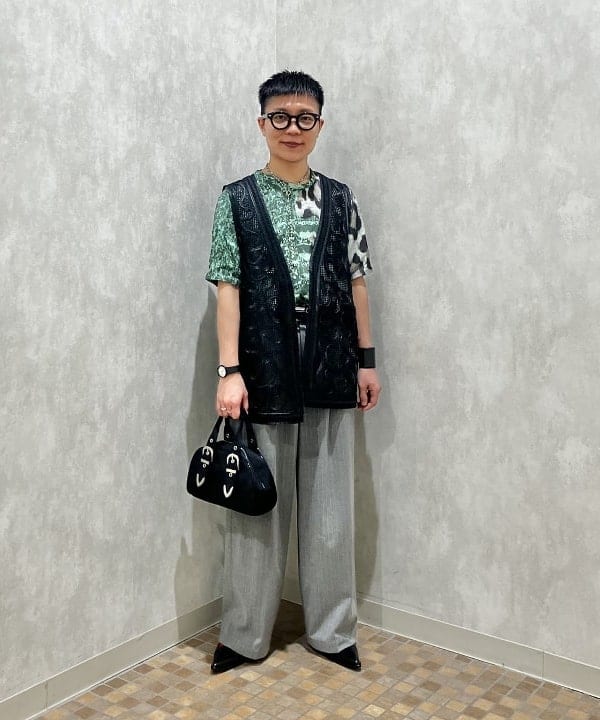 土田 達也さんの「BEAMS WOMEN｜ナイロン ボストン バッグ」を使ったコーディネート