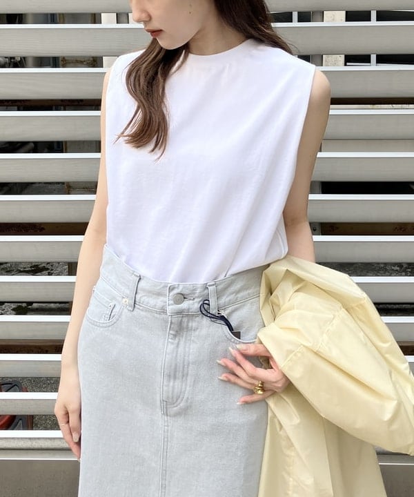 YUIさんの「BEAMS WOMEN｜シアー ドルマン ジップブルゾン」を使ったコーディネート