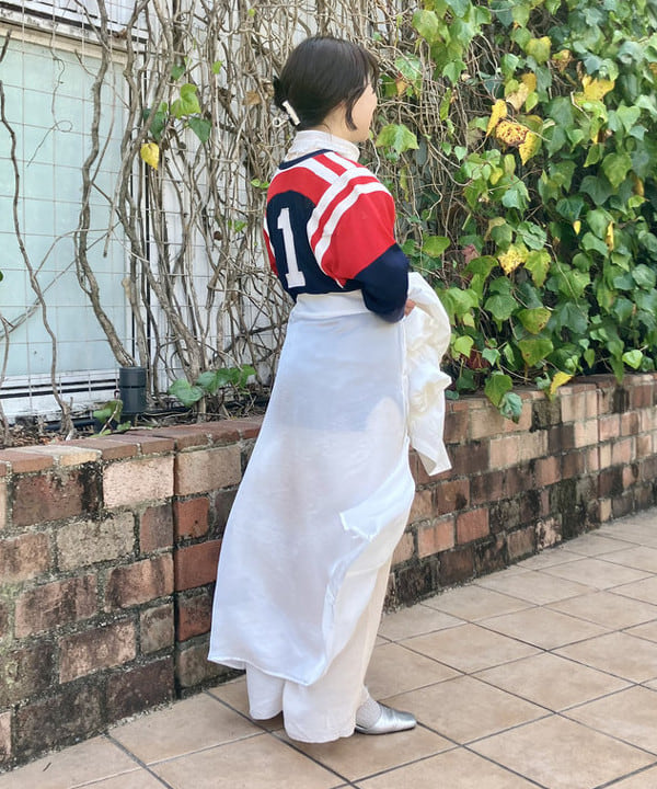 乙藤 侑里さんの「BEAMS WOMEN｜maturely / デタッチ ボウタイ」を使ったコーディネート