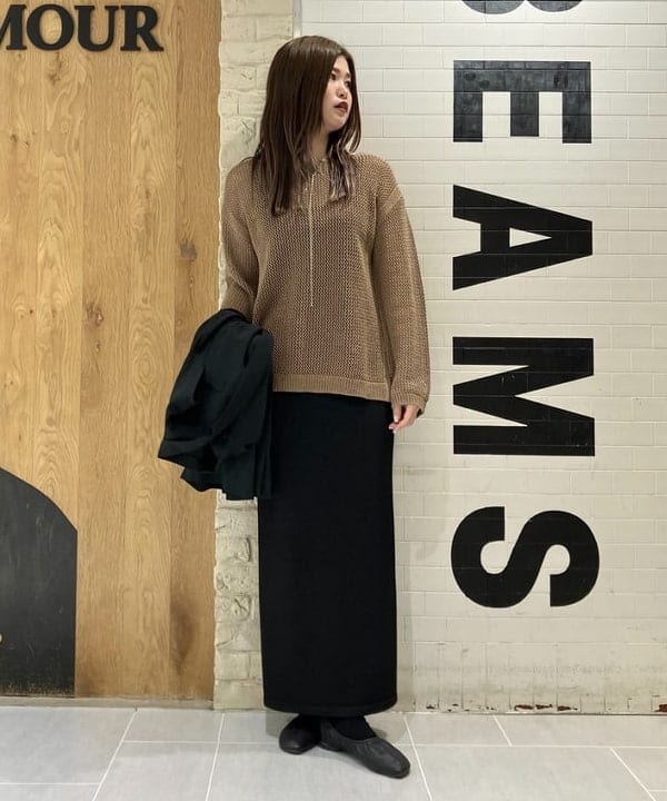 CHIHIROさんの「BEAMS WOMEN｜AK+1 / ベルテッド ジレ」を使ったコーディネート