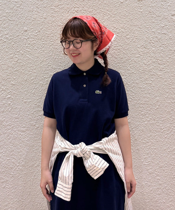 かわい みづきさんの「ドビー ストライプ ビッグ ボタンダウン シャツ」を使ったコーディネート